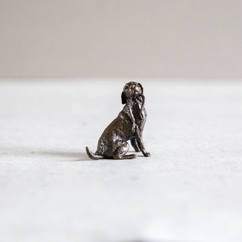 Miniature Bronze Labrador Sculpture 8th Anniversary, 7 of 11