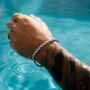 Black Chunky Rope Bracelet Adjustable Chain, thumbnail 9 of 12