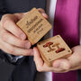Personalised Best Man Wooden Cufflinks Gift Set, thumbnail 6 of 7
