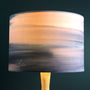 Brushstrokes Lampshade In Navy And Pink, thumbnail 5 of 5