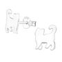 Sterling Silver Cat, Standing, Earrings In A Gift Tin, thumbnail 2 of 10