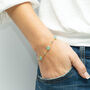 Cabuchon Gemstone And Chain Bracelet, thumbnail 5 of 11