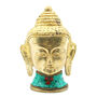 Brass Buddha Figure Large Head 11.5 Cm, thumbnail 2 of 3