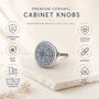 Royal Delft Medallion Round Drawer Knob, thumbnail 2 of 9