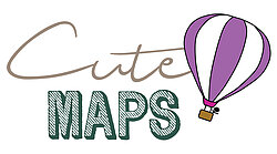 cute maps, bespoke maps, custom maps, wedding maps