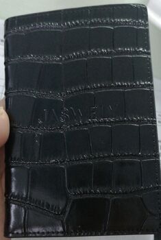 Personalised Croc Leather Passport Cover, 6 of 12