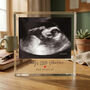 Personalised Baby Scan Red Heart Photo Crystal Token, thumbnail 3 of 9
