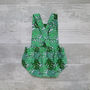 Tropical Print Summer Baby Bubble Romper, thumbnail 5 of 8