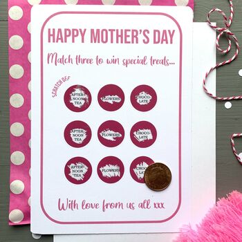 Mother's Day Scratchcard, 4 of 6