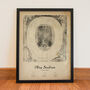 Personalised Vintage Stadium Framed Illustration, thumbnail 1 of 5