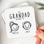 Personalised Coaster 'This Grandad Belongs To', thumbnail 1 of 5