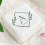 Personalised Tropical Foliage Travel Jewellery Box, thumbnail 3 of 3