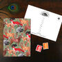 Sylvan Forest Animal Print Postcard, thumbnail 1 of 6