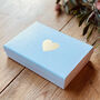 Washed Enamel Heart Earrings In A Gift Box, thumbnail 2 of 2