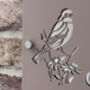 Personalised Bird On Flower Design House Acrylic Number Sign, thumbnail 5 of 7