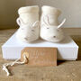 Personalised Cashmere Mouse Slippers For Baby, thumbnail 1 of 8