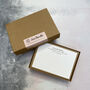 Personalised Calligraphy Correspondence Cards, thumbnail 1 of 8