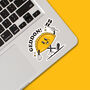 Pack Of Three | Paddy The Pasty 'Geddon' Sticker | Novelty Sticker, thumbnail 2 of 2