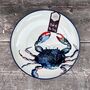 Blue And White Crab Patterned Plate, thumbnail 2 of 3