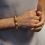 Mens Citrine And Cedarwood Bracelet For Confidence, thumbnail 1 of 5