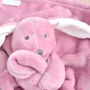 Personalised Pink Bunny Comfroter, thumbnail 5 of 6