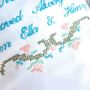Personalised Message Embroidered Handkerchief Gift For Her, thumbnail 2 of 2