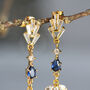 Art Deco Style Crystal Statement Earrings, thumbnail 2 of 5