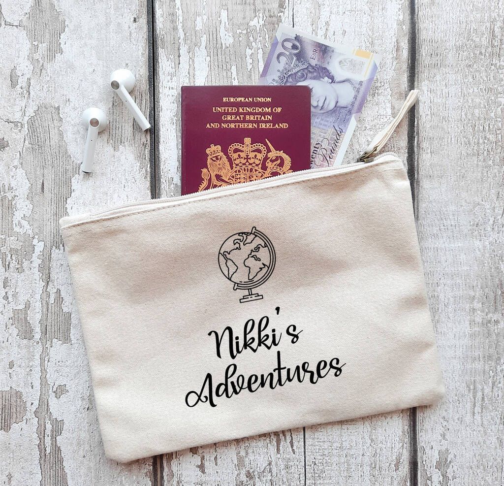 Personalised Adventure Travel Clutch, 1 of 2