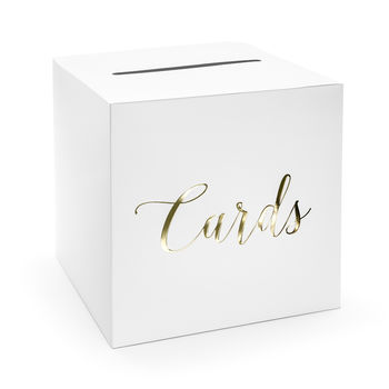 Gold Wedding Card Post Box, 2 of 2