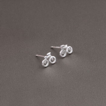 'Life Is A Journey' Bicycle Earrings, 4 of 5