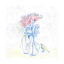 'Roses' Greeting Card, thumbnail 2 of 2