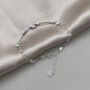 60th Star Birthday Bracelet Sterling Silver, thumbnail 3 of 3