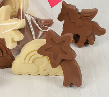 Milk And White Chocolate Dinosaurs Or Unicorns, 3 of 4