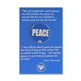 Peace Quote Inspirational Pin Badge, thumbnail 3 of 4