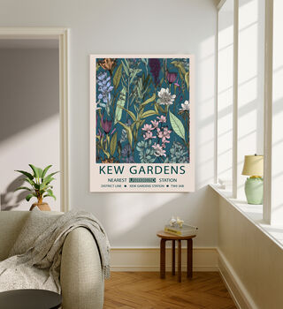 Kew Gardens Green Wild Flower Art Print, 2 of 3