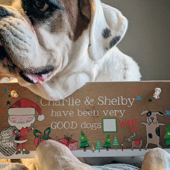 Personalised Good Pet Christmas Sign, 2 of 2