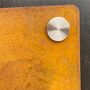 Square Corten Steel House Name Sign, thumbnail 7 of 7
