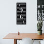 Modern Wooden Wall Art With Abstract Stripes And Curves, thumbnail 4 of 9