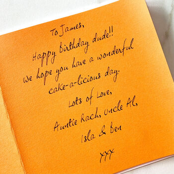 Personalised Cupcake 2nd Birthday Card, 4 of 4