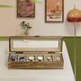 Six Slots Watch Box Case Organizer With Glass Lid, thumbnail 11 of 11