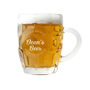 Personalised Dad's Home Brewed Dimpled Beer Glass, thumbnail 2 of 2