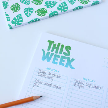 Weekly Planner Notepad, 3 of 5