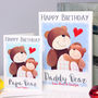 Personalised Daddy Papa Bear Birthday Card, thumbnail 1 of 10