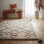Origins Berber Knotted Chain Ivory/Multi Rug, thumbnail 1 of 4
