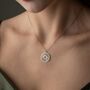 Harmony Flow Wave Sun Necklace, thumbnail 2 of 11