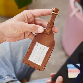 Personalised Golf Club Bag Tag With Airtag Holder For Golfer, 2 of 5