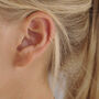 18ct Gold Small Cartilage Helix Earring Hoops 6mm, thumbnail 1 of 3