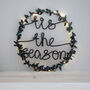 Tis The Season Holly Fairy Light Wreath, thumbnail 5 of 12