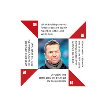 World Cup Football Knowledge Game For Sporrts Fans, 7 of 9