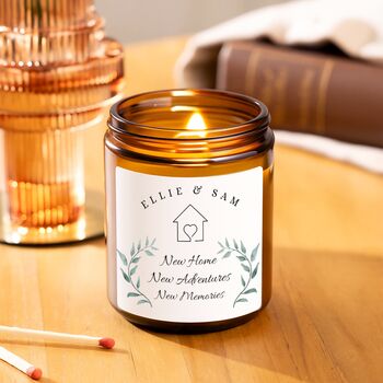 New Home Scented Candle Gift, First Home Housewarming Gift, 3 of 5